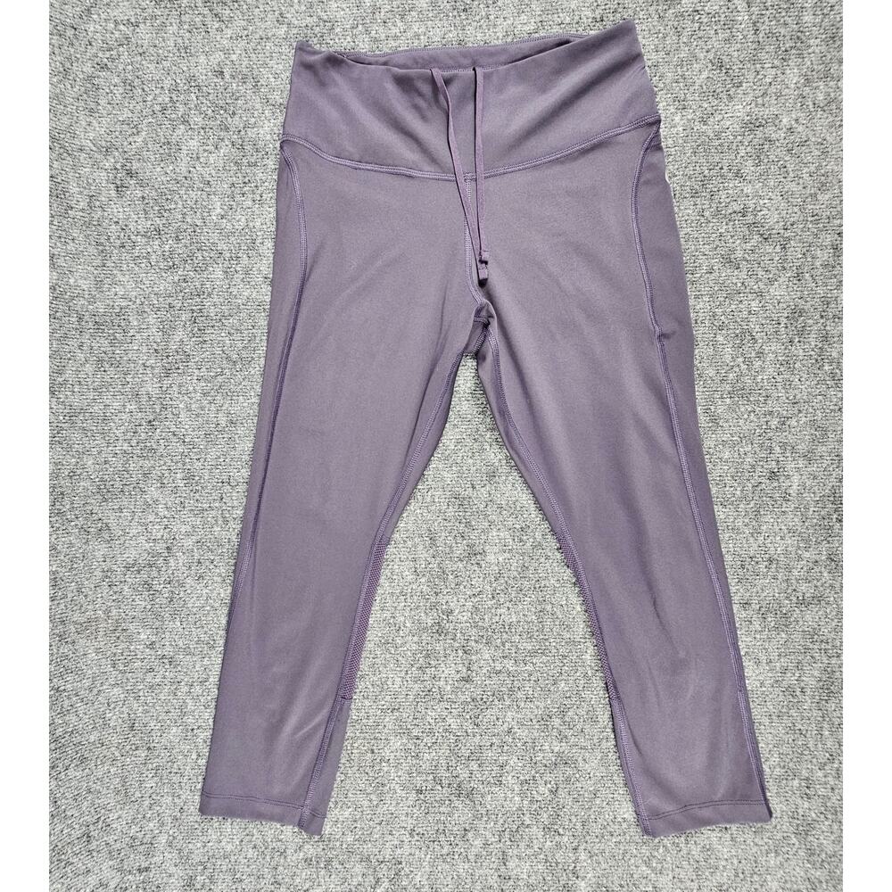 Nike Dri Fit Work Out Pants Active Wear Womens Size Medium Pocket Yoga